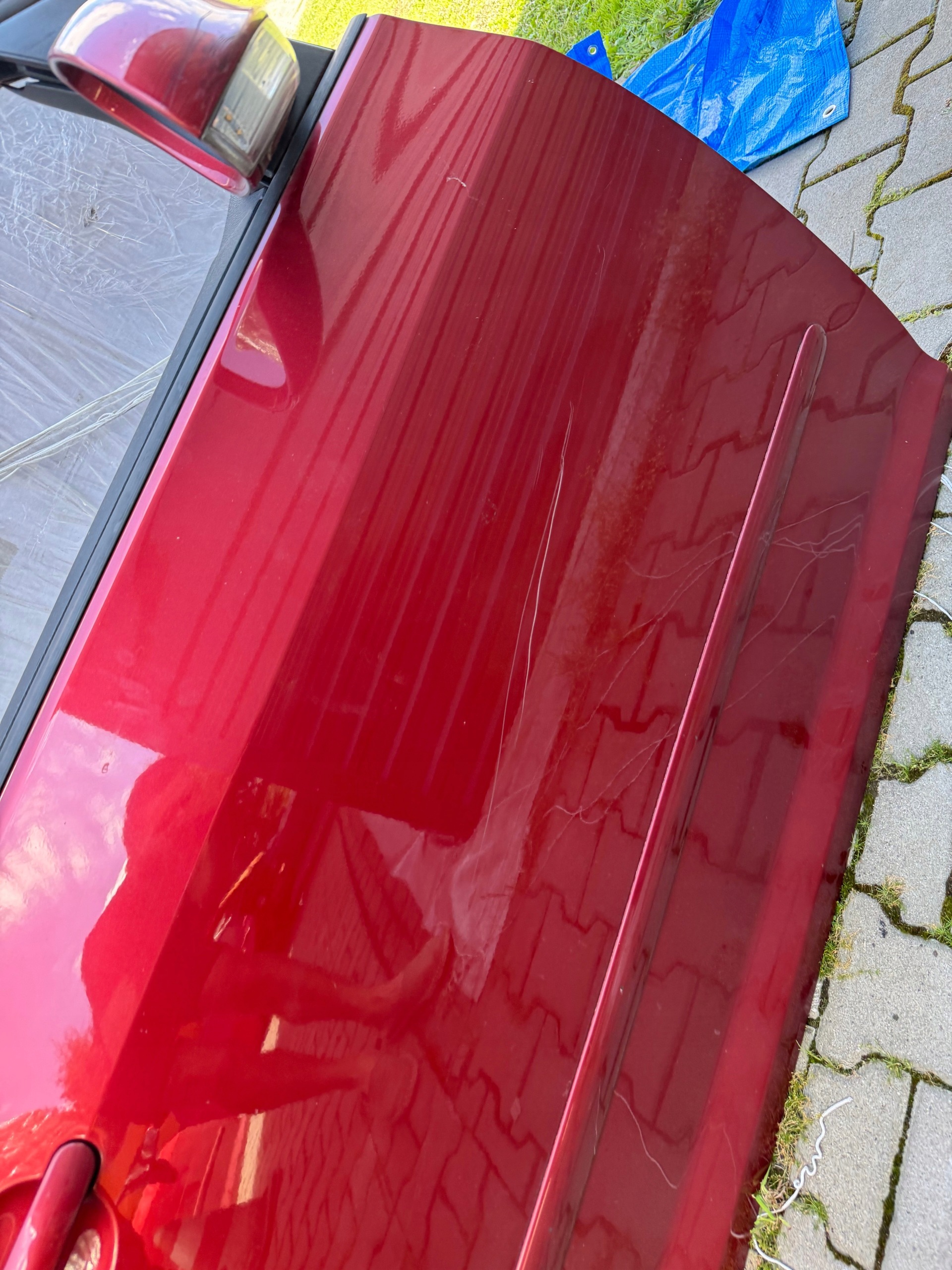 VW GOLF V PLUS Blende Abdeckung Tür rechts vorne Original Spiegel EU komplet