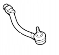 56820A 6000 - Наконечник рульової тяги лівий HYUNDAI I30