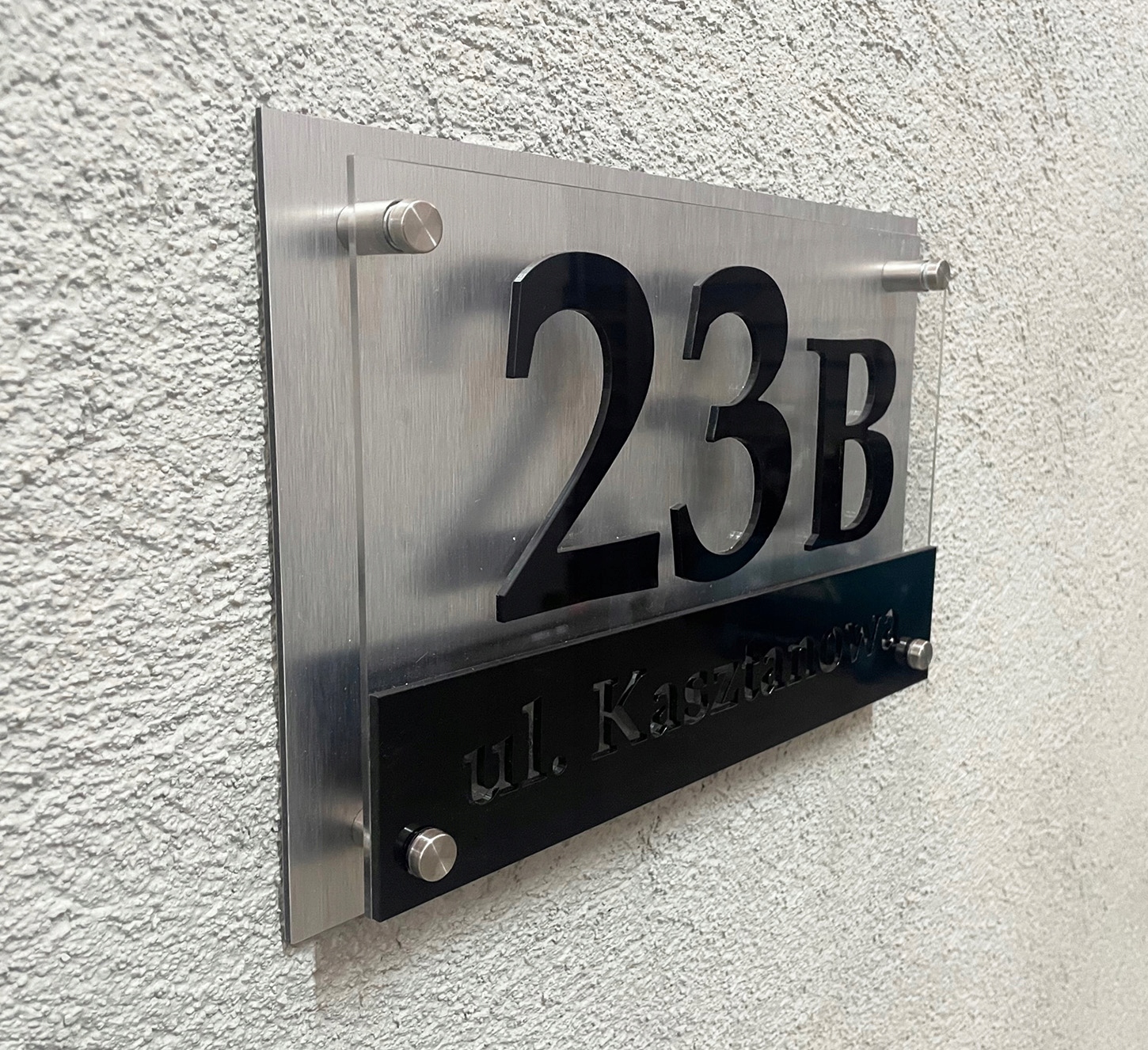 tabliczka tablica ADRESOWA 3D numer domu 30x20 Waga produktu z opakowaniem jednostkowym 0.3 kg