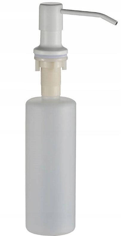 DOZOWNIK PŁYNU DO ZLEWU ZLEWOZMYWAKA BIAŁY MATOWY