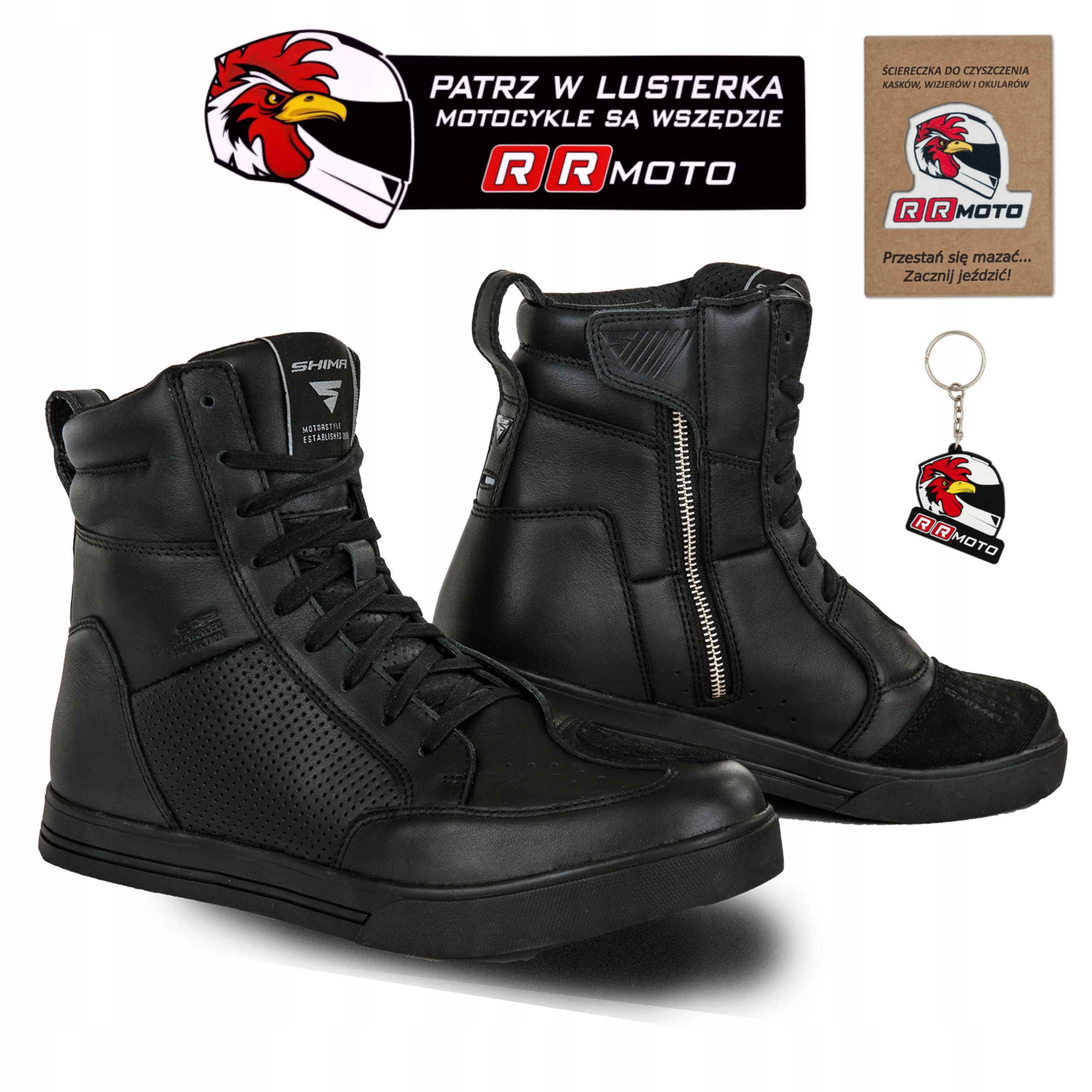 

Buty trampki Shima Blake Black czarny Gratisy