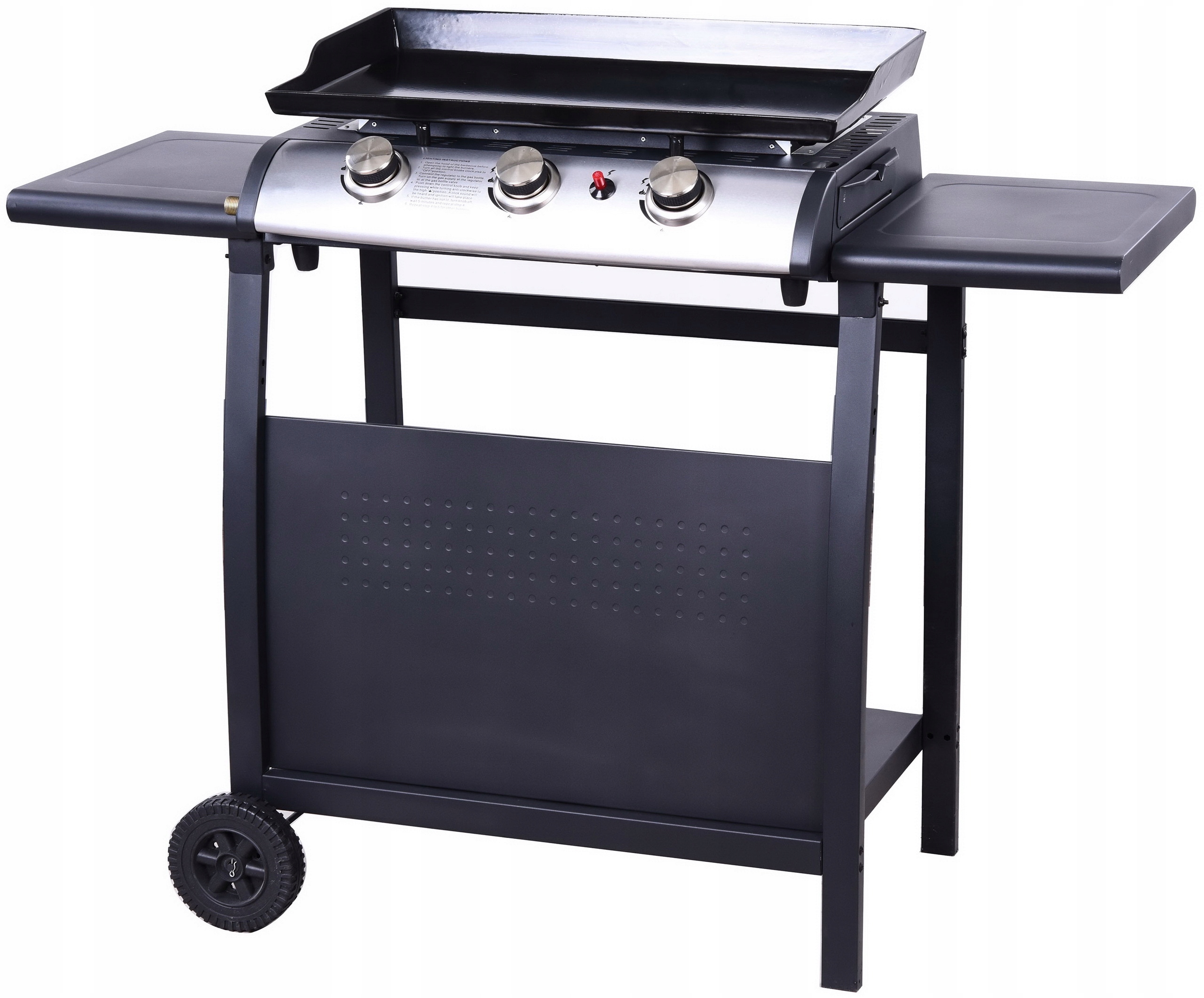 Velký Zahradní Plynový Gril 7,5 kW 3 Hořáky Kalorik 2v1
