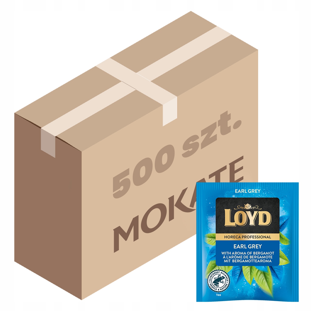 Herbata Ekspresowa Czarna Earl Grey dla Gastronomii i Hoteli 500 szt. Loyd
