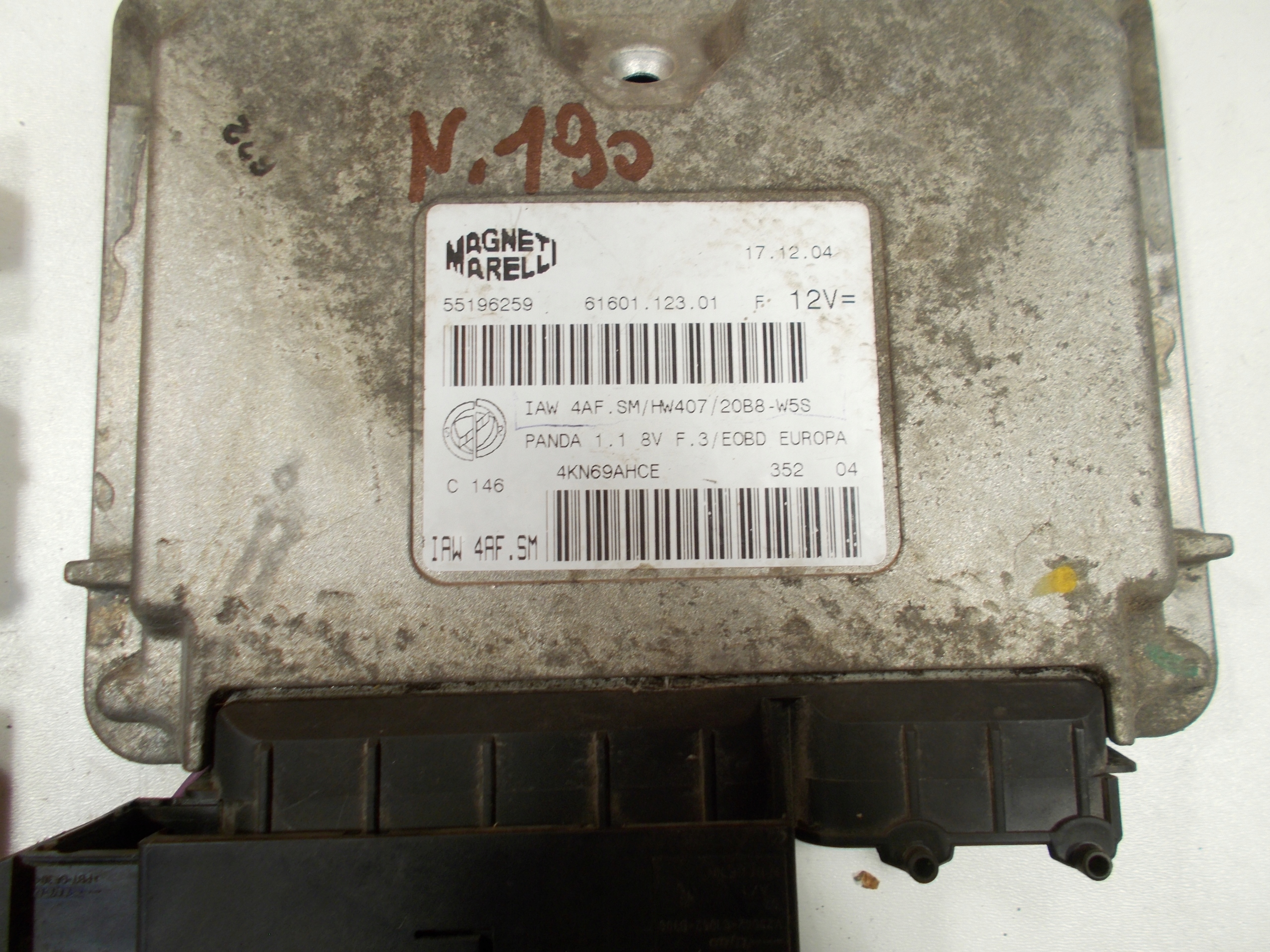 computer running board STARTOWY IMMO ignition WKLADKI PANDA II 1.1 IAW4AF.SM