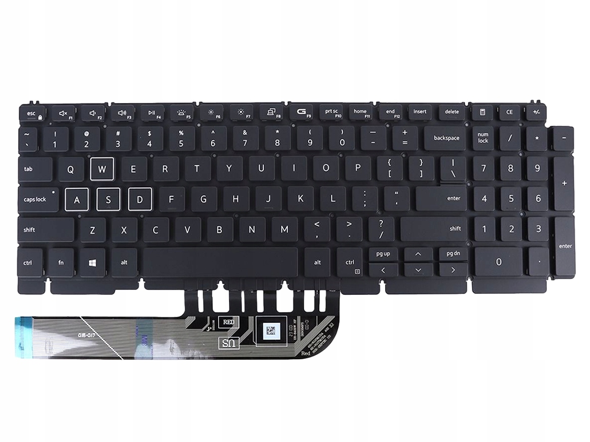 Klávesnice Pro Dell Inspiron G15 5510 G15 5511 G15 5515 Led Rgb