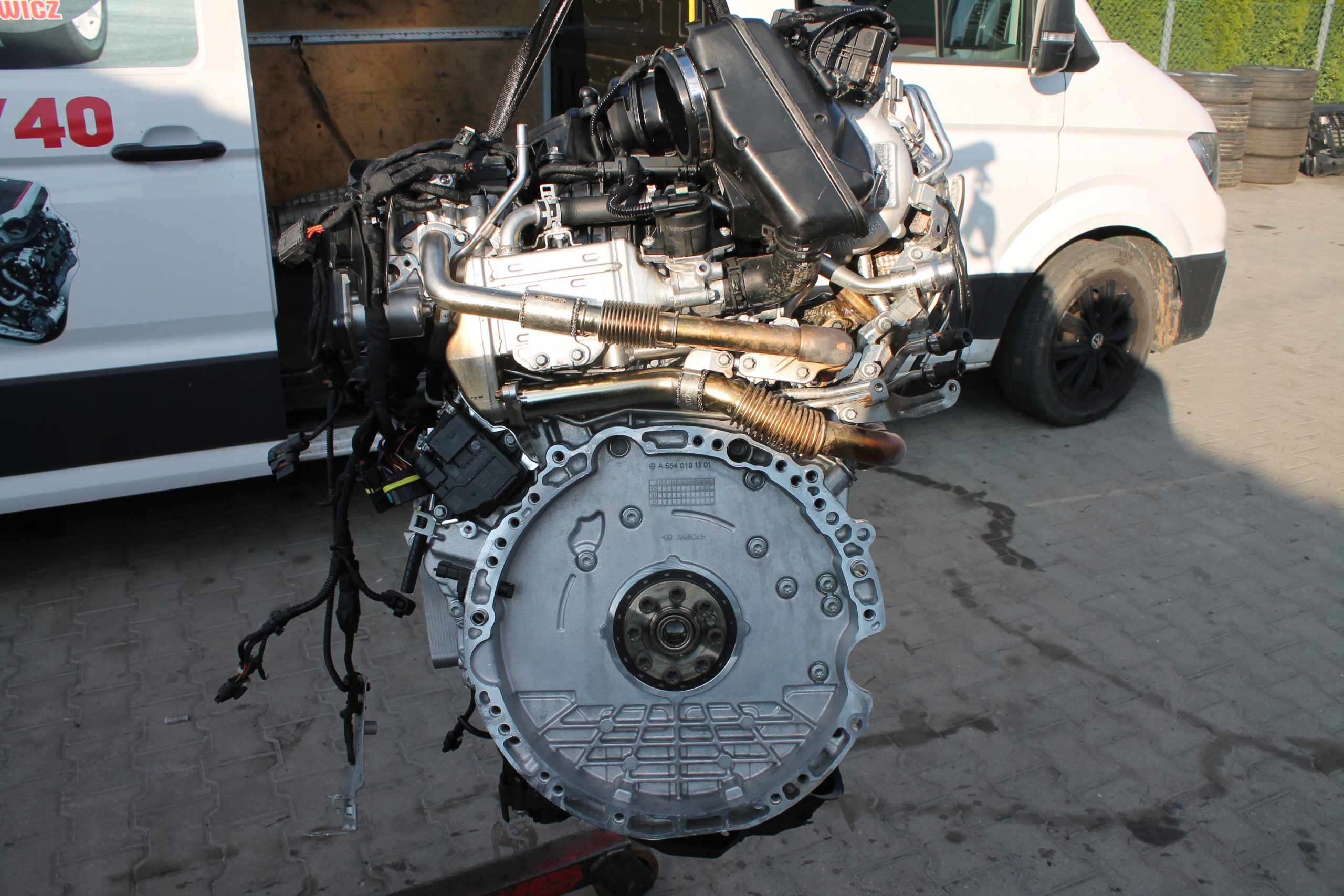 engine complete MERCEDES GLA GLB A B CLA 654920 POPRZECZNY 10TYS KM