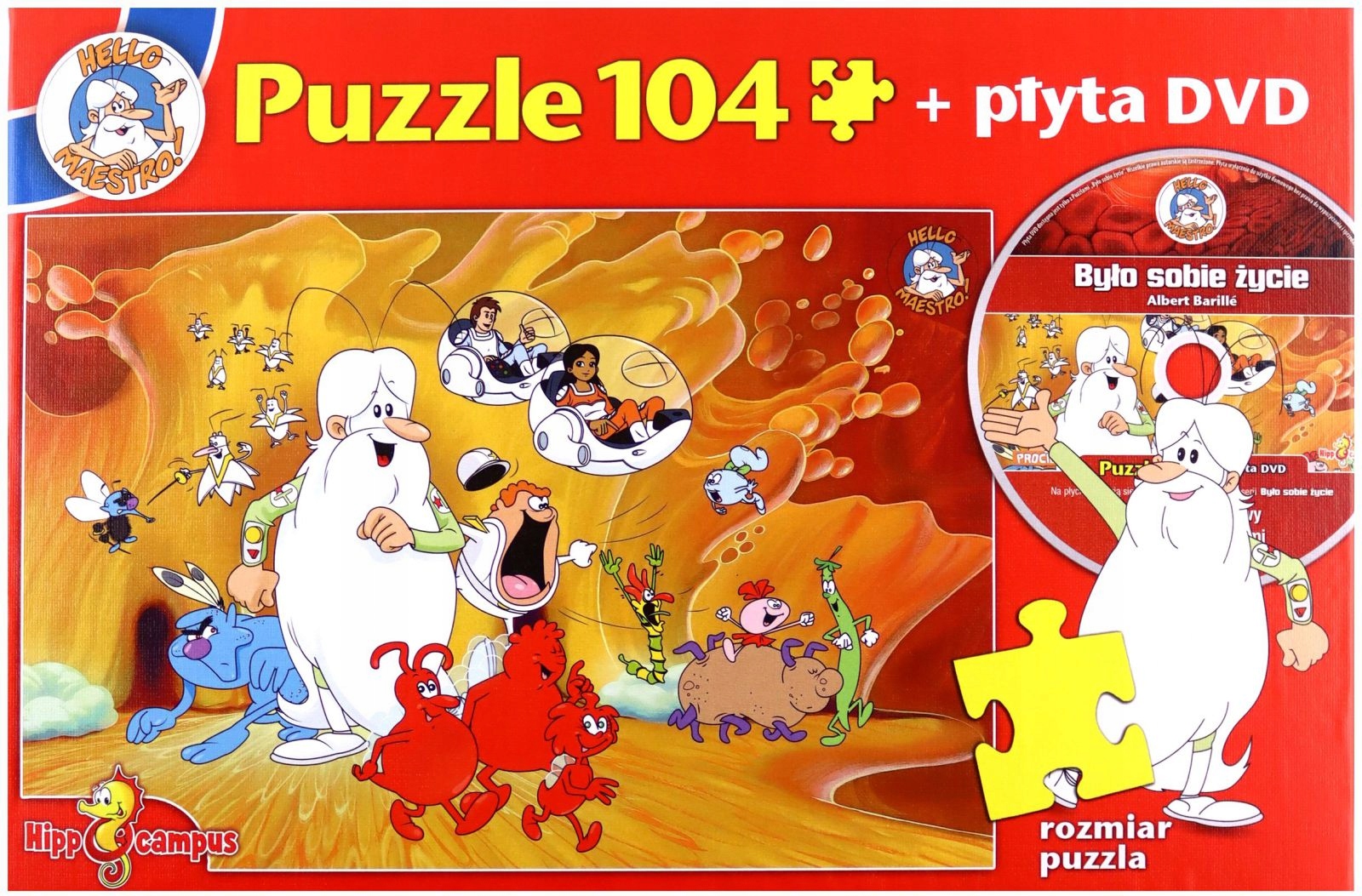 

Było Sobie Życie Bohaterowie (dvd)+(puzzle)