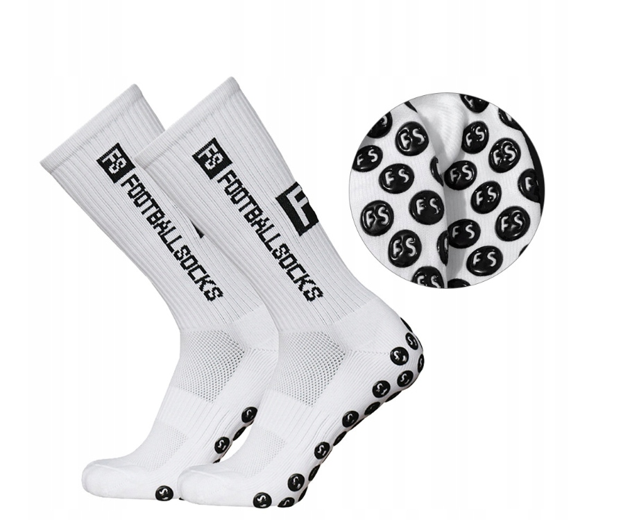 SKARPETY SPORTOWE GETRY PIŁKARSKIE ANTYPOŚLIZGOWE BIAŁE r.uniwersalny 39-44 EAN (GTIN) 0758389805692