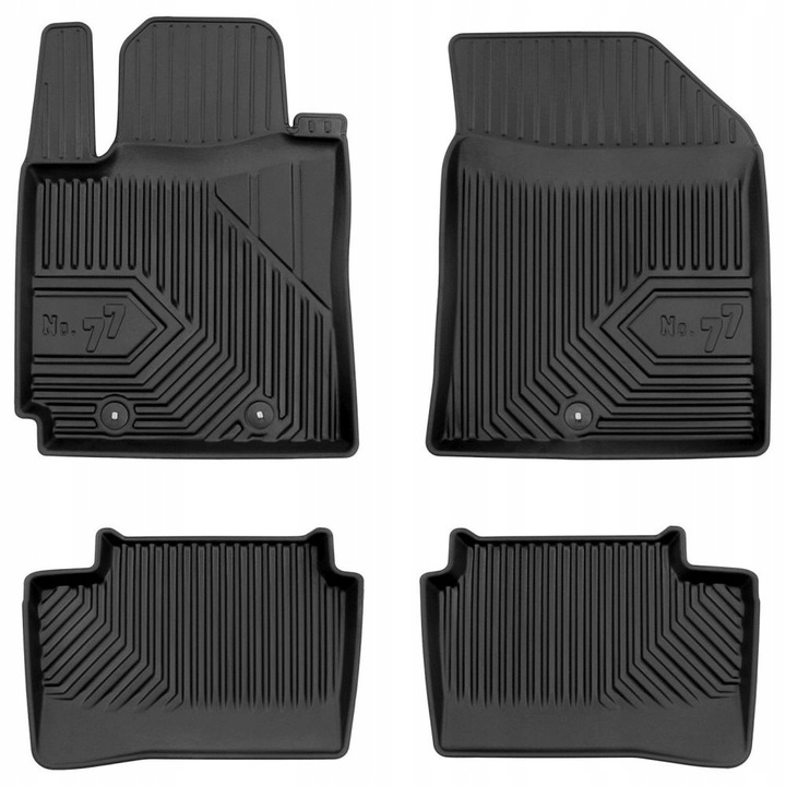 Gumové Koberce Hyundai i10 2 2013-2019 Korytka 77