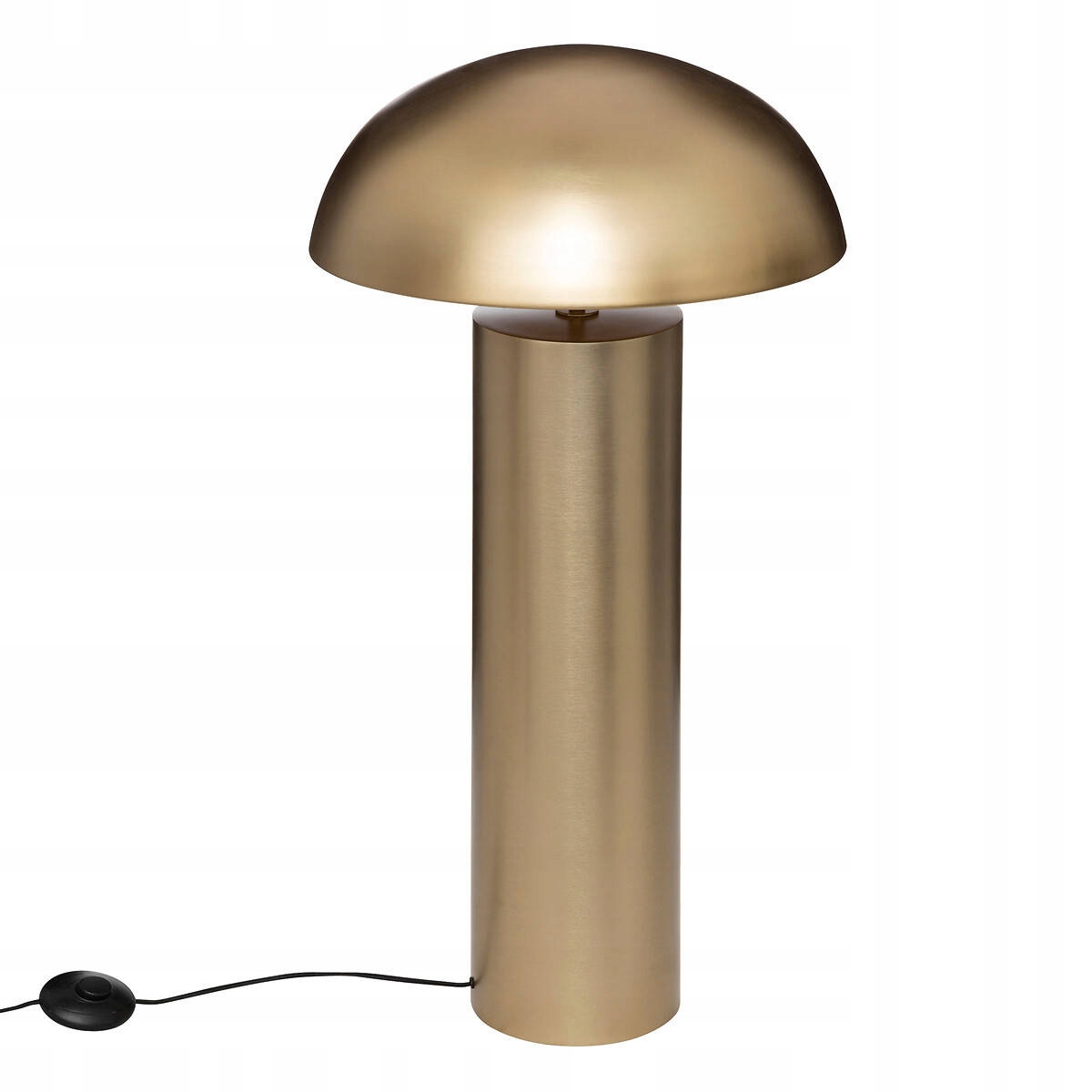 Stojacia Lampa Podlahová zlatá, hríbiková, výška 97 cm Retro Lampa