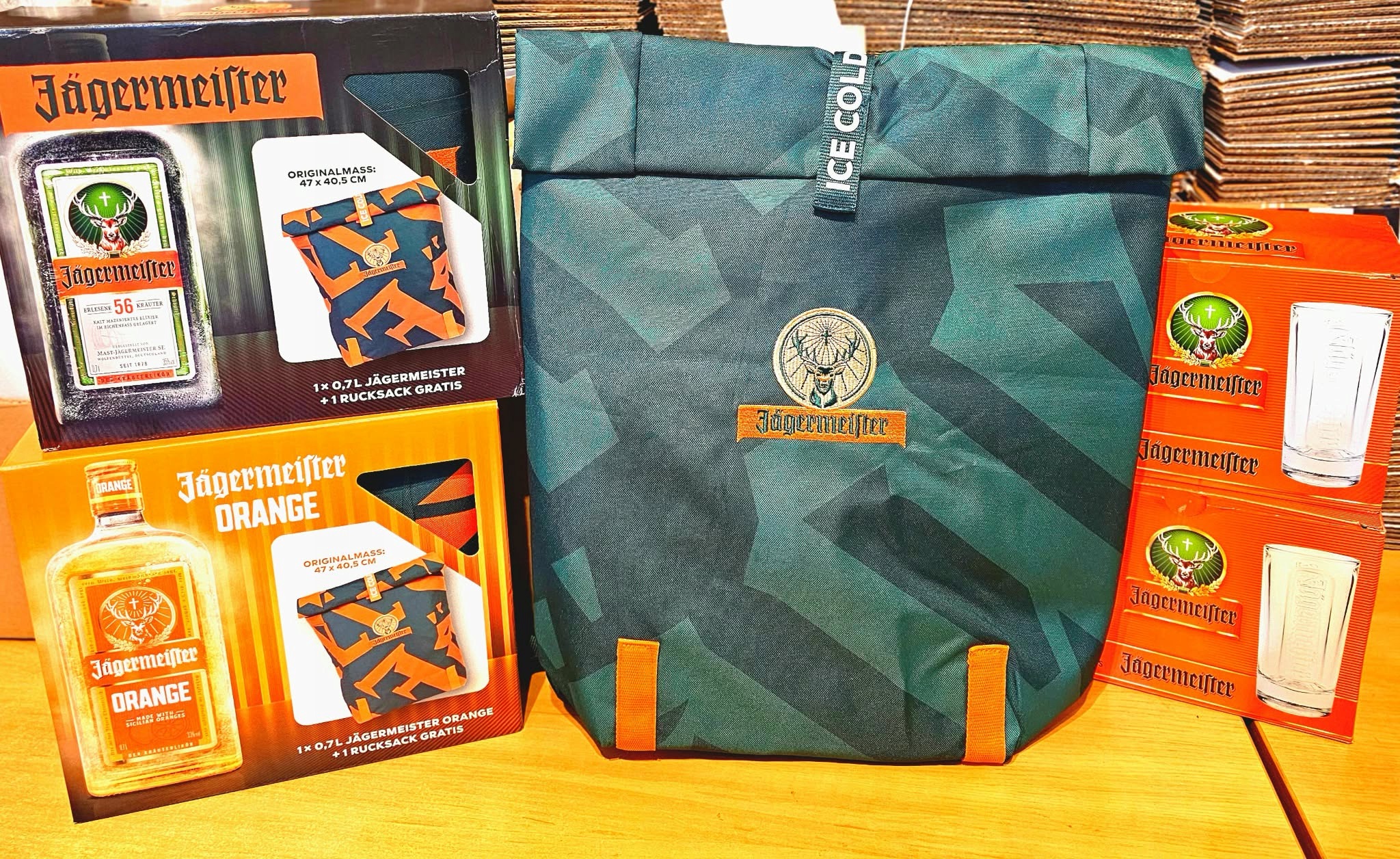 Jagermeister Plecak Zwijany 40L Pojemny festiwal Unikat Zdoby Łowca