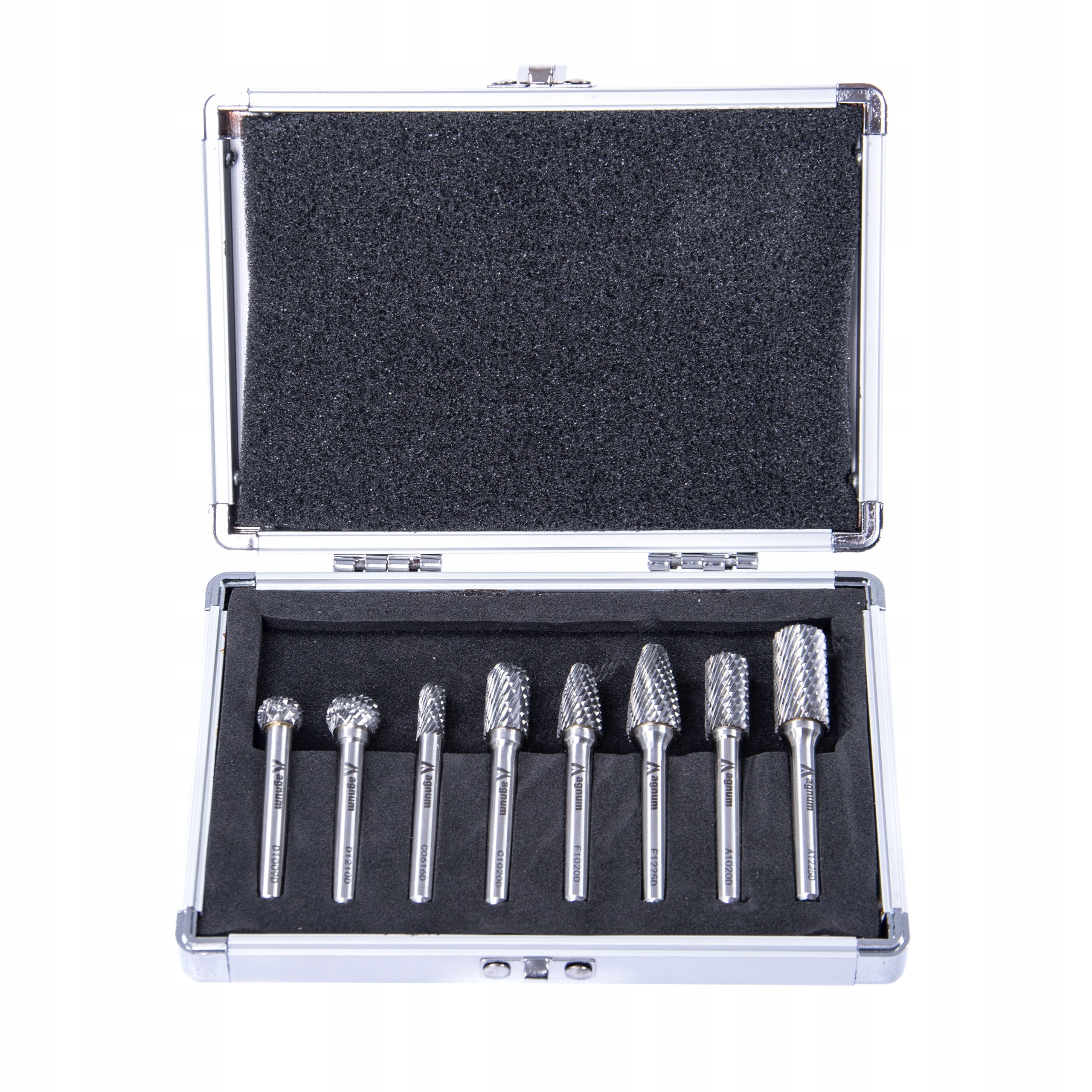 PILNIKI OBROTOWE DO METALU ZESTAW 8SZT VHM FI-6