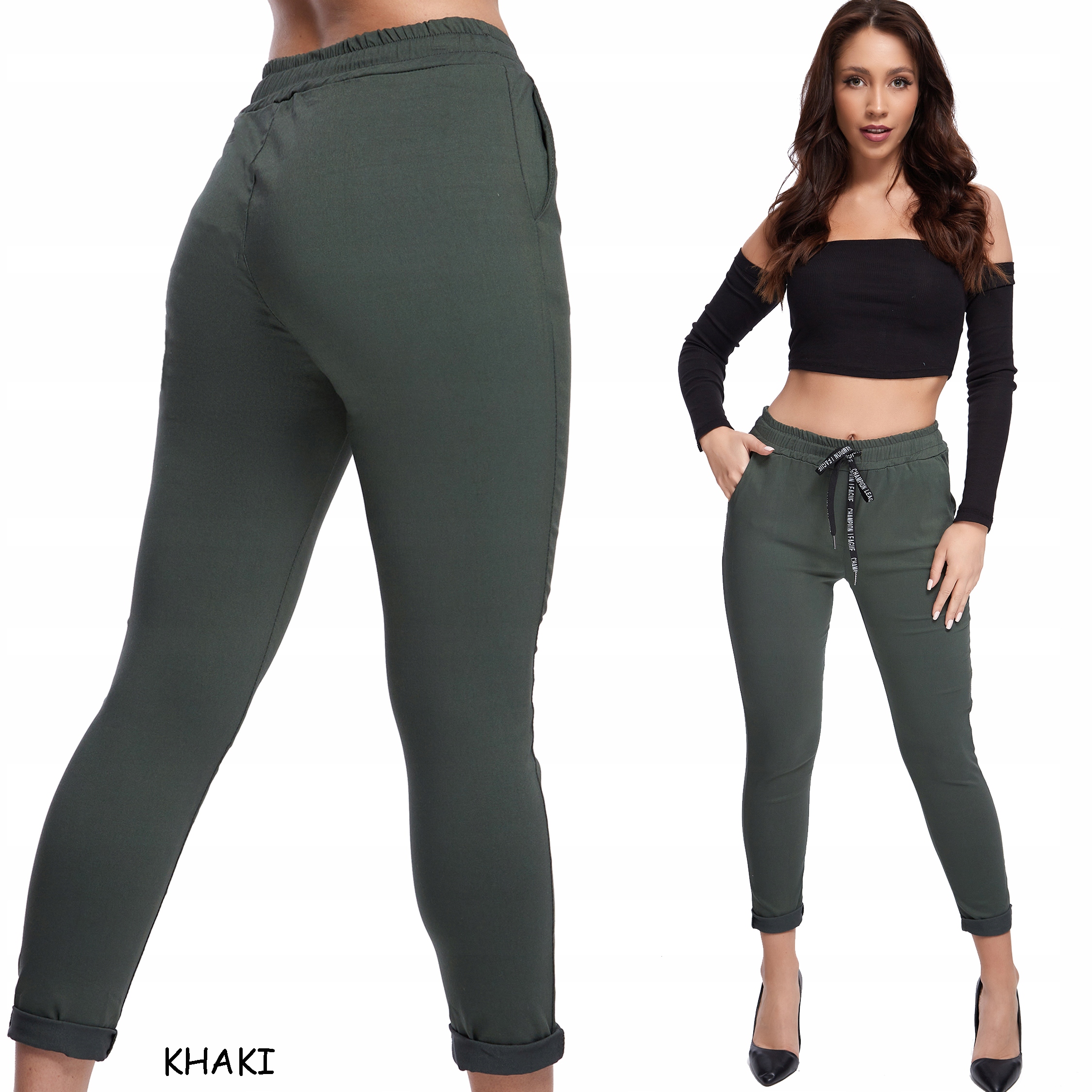 204_S/36 _SPODNIE damskie Super Wygodne kolory Materiał dominujący wiskoza