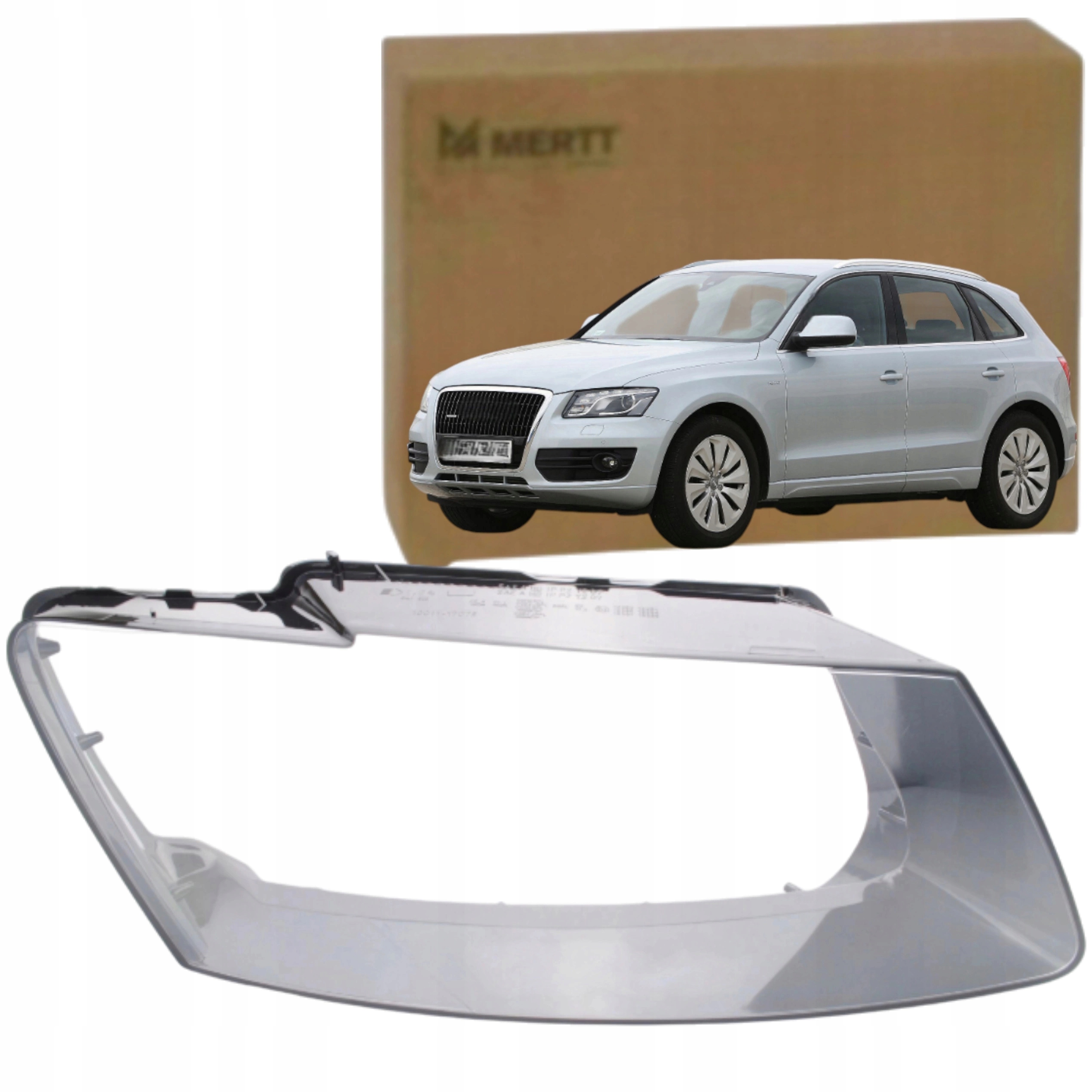 Pravé sklo světlometu automobilových světel Audi Q5 I Lift SQ5 8R 08-12