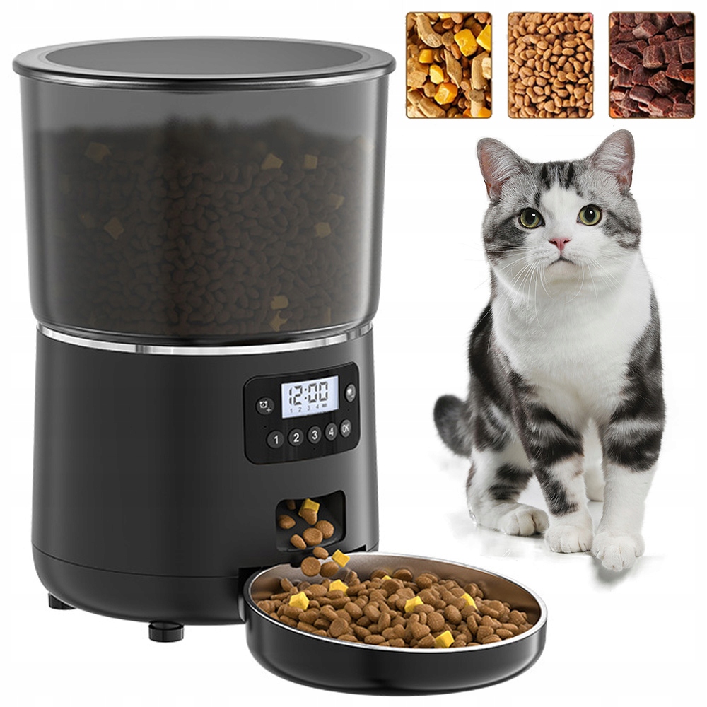 Levně Automatický Výdejník Vody A Krmiva Miska Pro Kočky A Psy Se Snadno Čistí