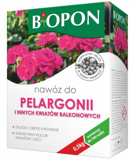 

Biopon Nawóz Do Pelargonii I Innych Kwiatów Balkon