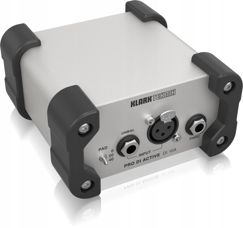 Klark Teknik DI 10A 1-kanálový aktivní DI-box s transformátorem Midas