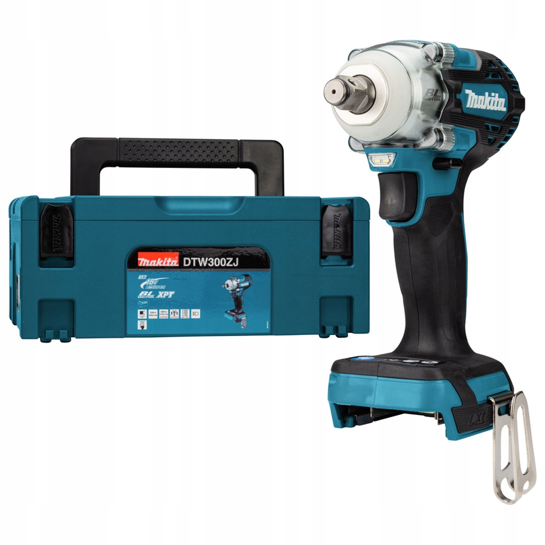 Rázový uťahovák Makita DTW300ZJ 18V Lxt Xpt Bl 1/2" 330 Nm Body Makpac