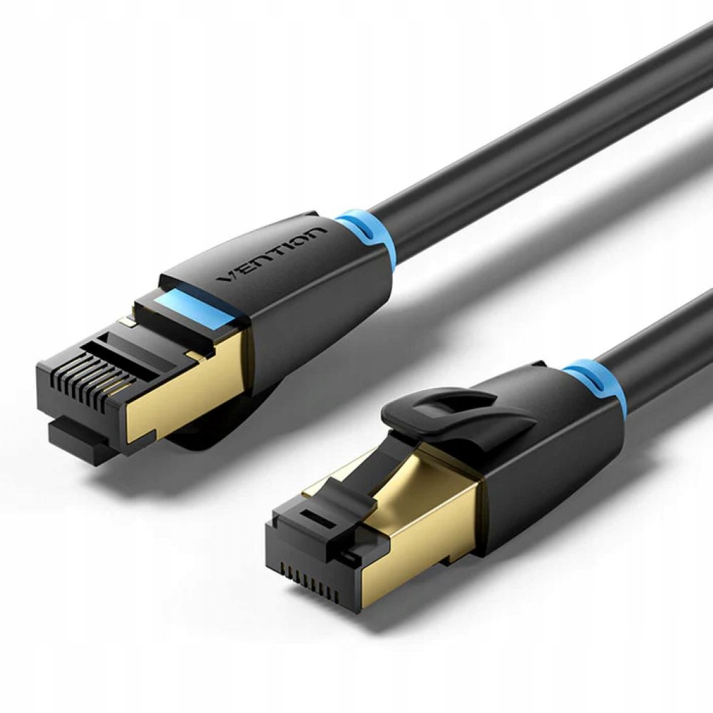 Patchcord Vention S/FTP (S-STP) RJ45 / RJ45 15 m czarny