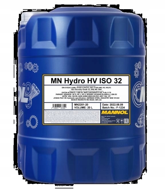 Olej Hydr.hv 32 20 L Mannol Hv Iso 32 Mannol MN2201-20