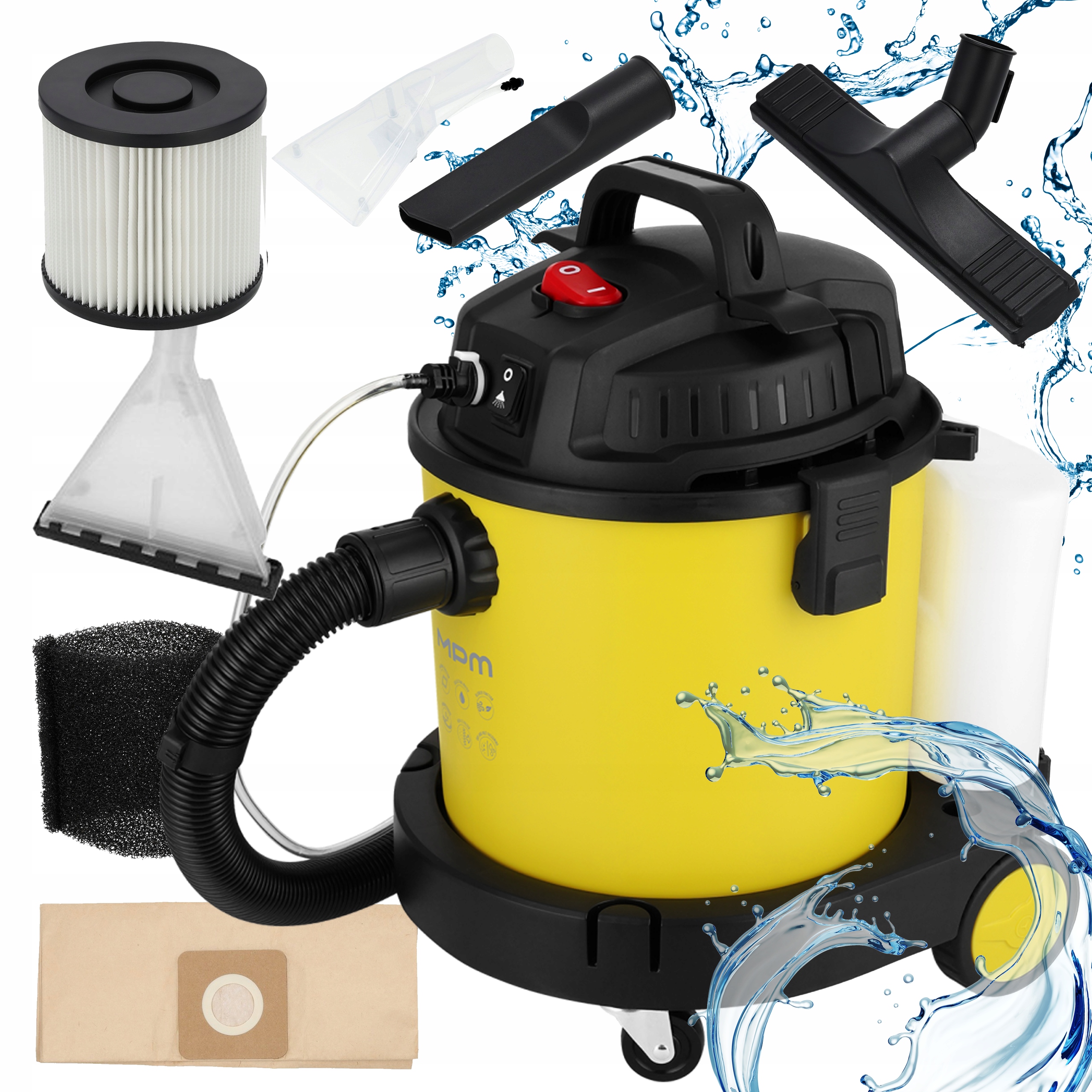 Odkurzacz piorący wodny funkcja dmuchawy do prania dywanów Mpm MOD-80 20L