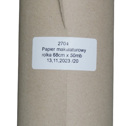 PAPIER PAKOWY Makulaturowy EKO Rolka 3kg 68cm wypełniacz EAN (GTIN) 5907123004562