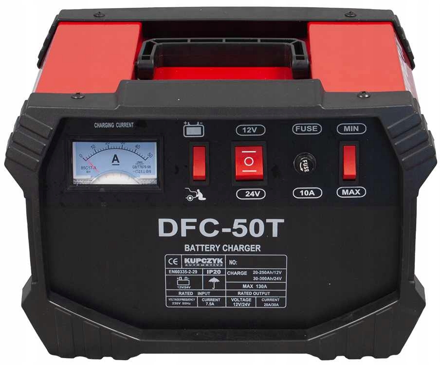 Prostownik do ładowania akumulatorów 12V i 24V DFC-50T Kupczyk Marka Kupczyk