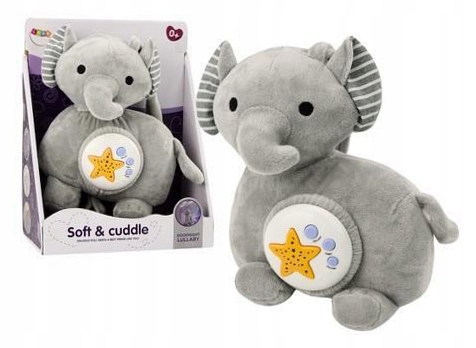 Przytulanka słonik z projektorem