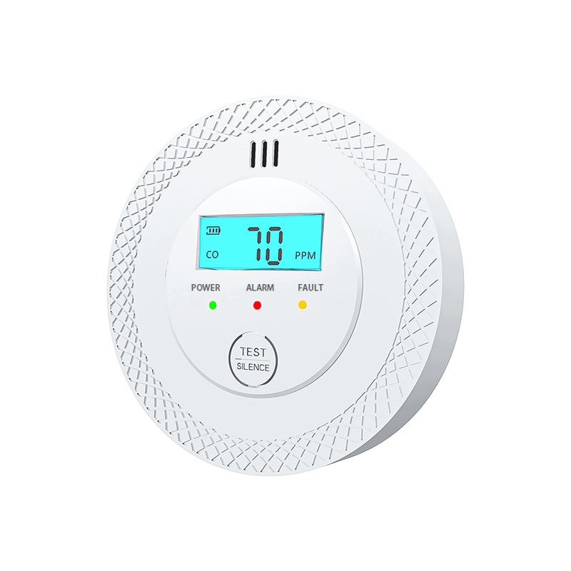 * 4x Detektor Oxidu Uhelnatého Detektor Senzor LCD Snímač Alarm Detektor