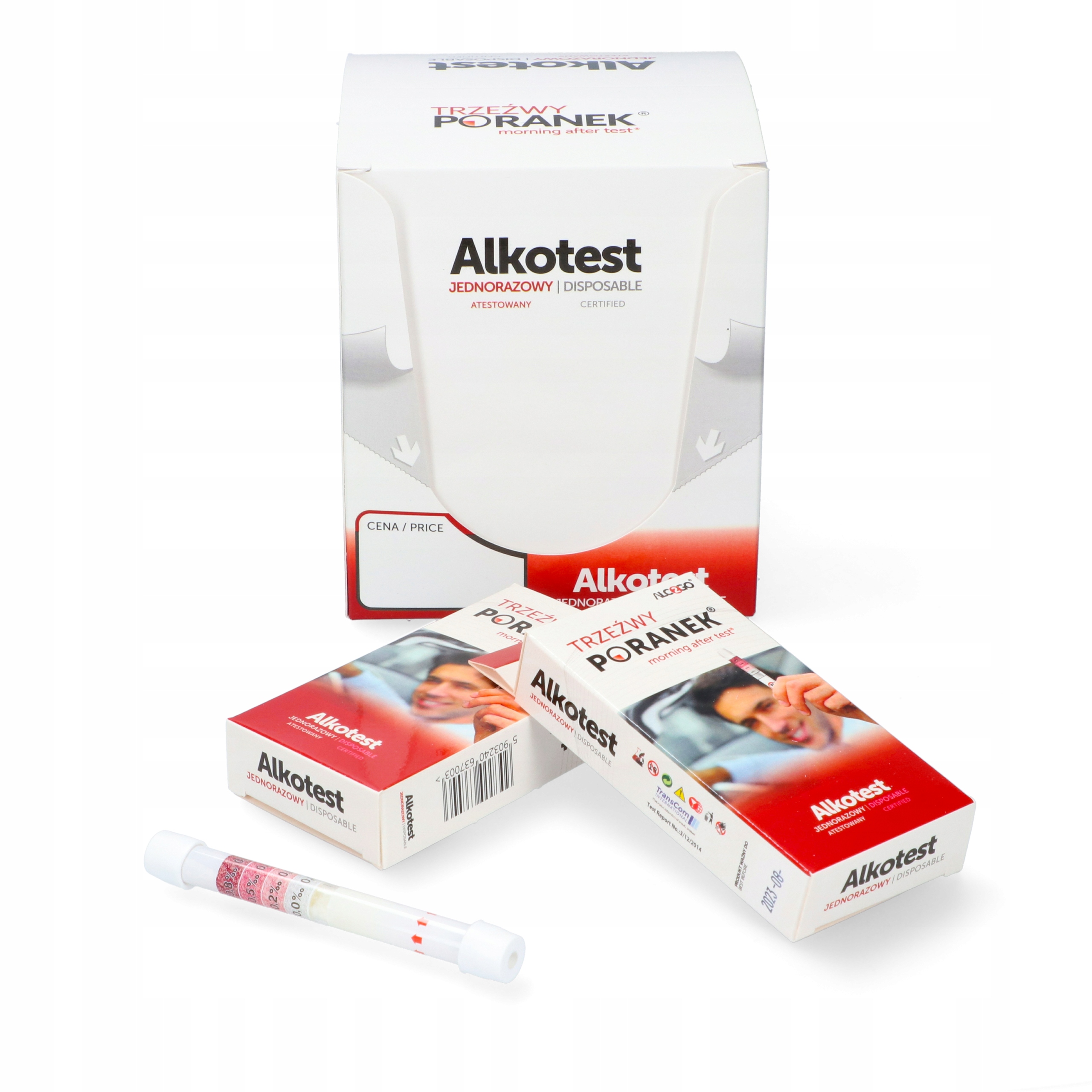 

10 X Alkotest Alkomat jednorazowy Dokładny