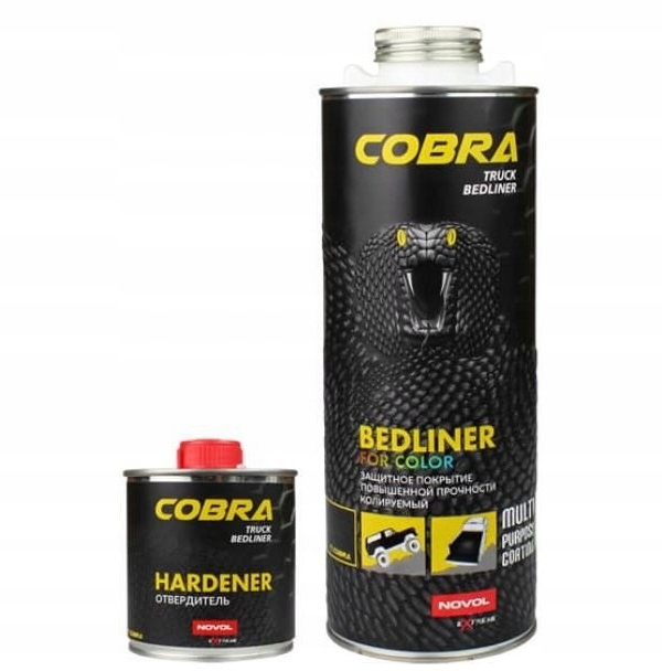Poliuretanowa powłoka Novol Cobra Truck Bedliner 950 ml czerwona