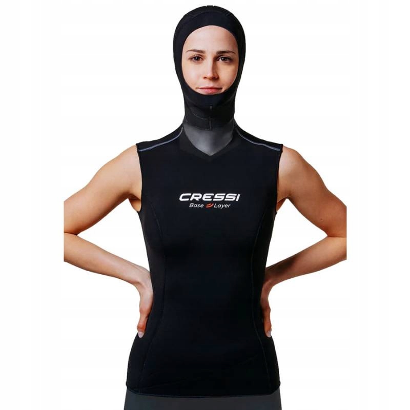 Cressi Dámská vesta s kapucí Base Layer Lady 2,5 5 mm