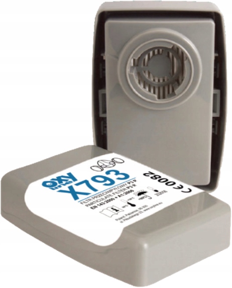 FILTR PRZECIWPYŁOWY kapsułkowy X793 P3 R do masek X6 X8 komplet 2 szt.