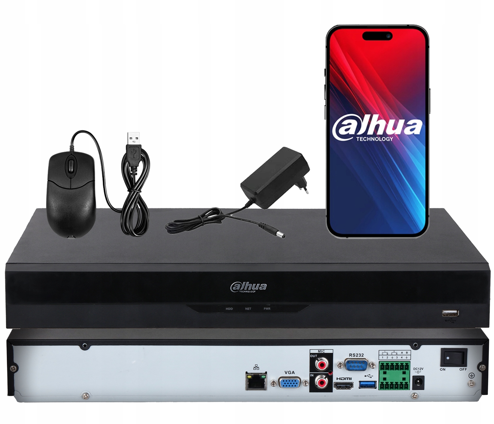 16kanálový Ip rekordér NVR4216-EI 2x Hdd 32TB WizSense AcuPick Dahua