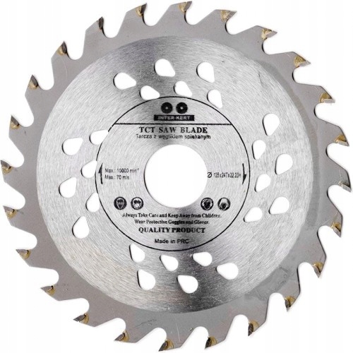 

Tarcza Widiowa Do Drewna widia 125 mm x 22,2x 24T