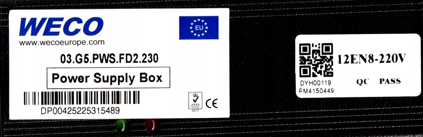 Weco 03.G5.PES.FD2.230 Napájecí Zdroj Světelné Clony Výtahu