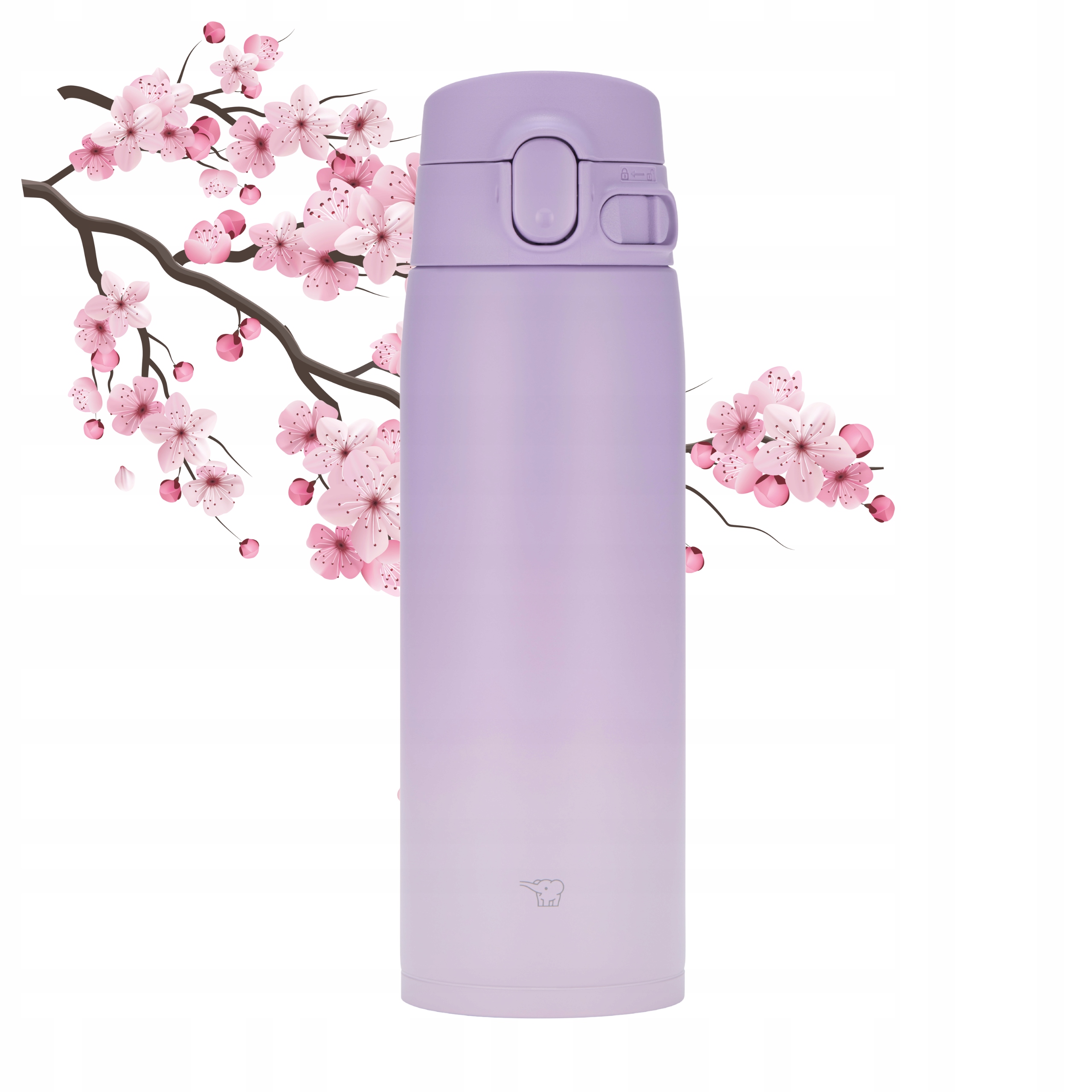 Termohrnek Zojirushi SM-VH60-PZ vzduchotěsný do auta, 600 ml sakura ombre