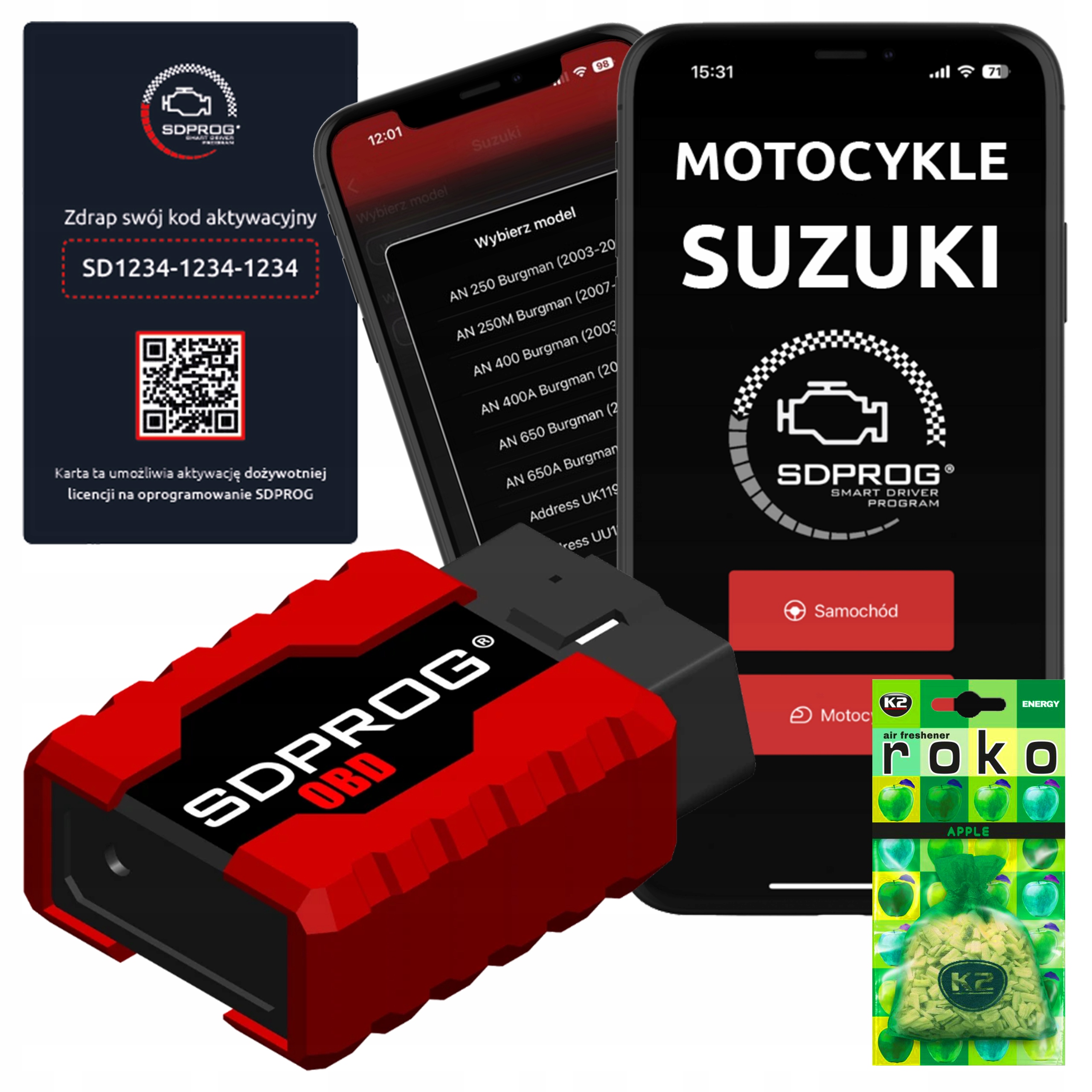Interfejs Program Tester Sdprog Obd Do Suzuki Vz Boulevard M95C 2004-2006