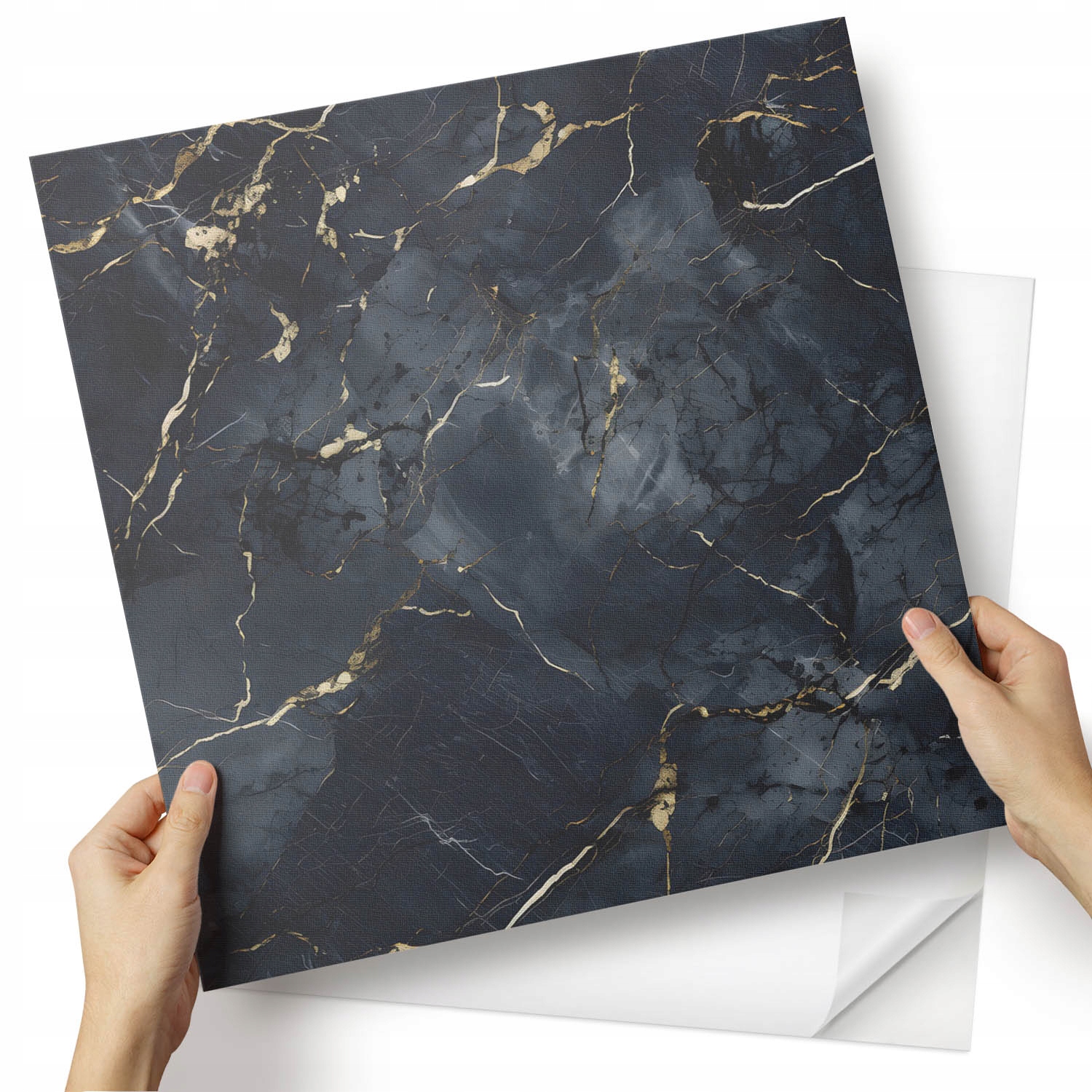 Sada Pvc vinylových panelů Sofistikovaný vzor mramoru s žilkami 4x50x50 cm