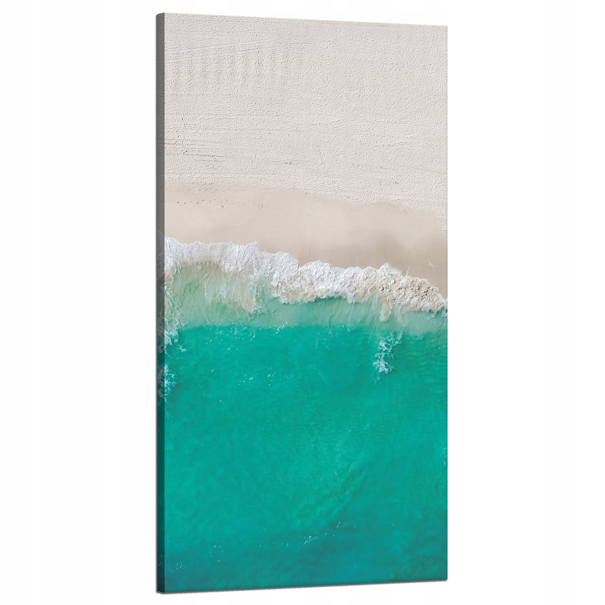 Obraz na plátně Vlny Pláž Písek Voda 60x120 cm Ideální jako dárek