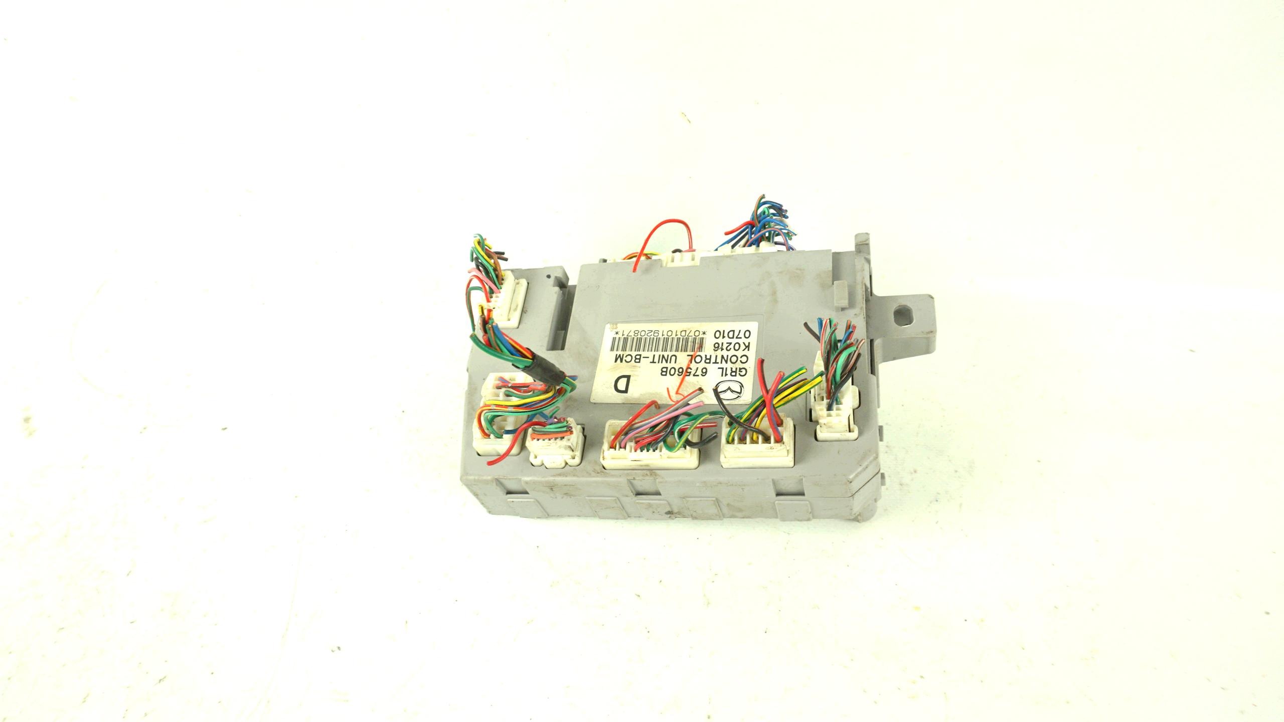 compartment control unit comfort control unit BCM MAZDA 6 LIFT GR1L67560B GR1L 67560B