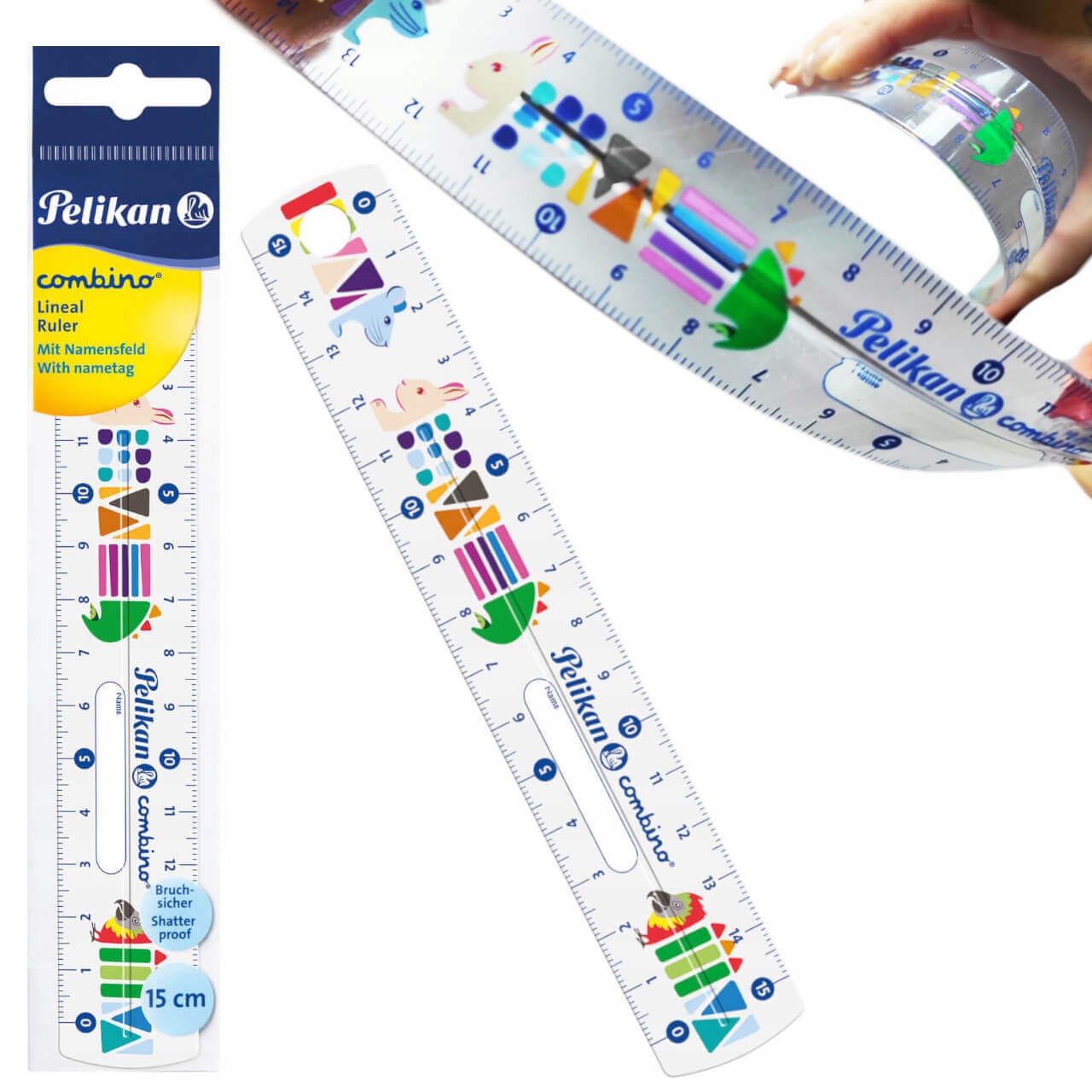 

Linijka plastikowa Combino 15cm Pelikan