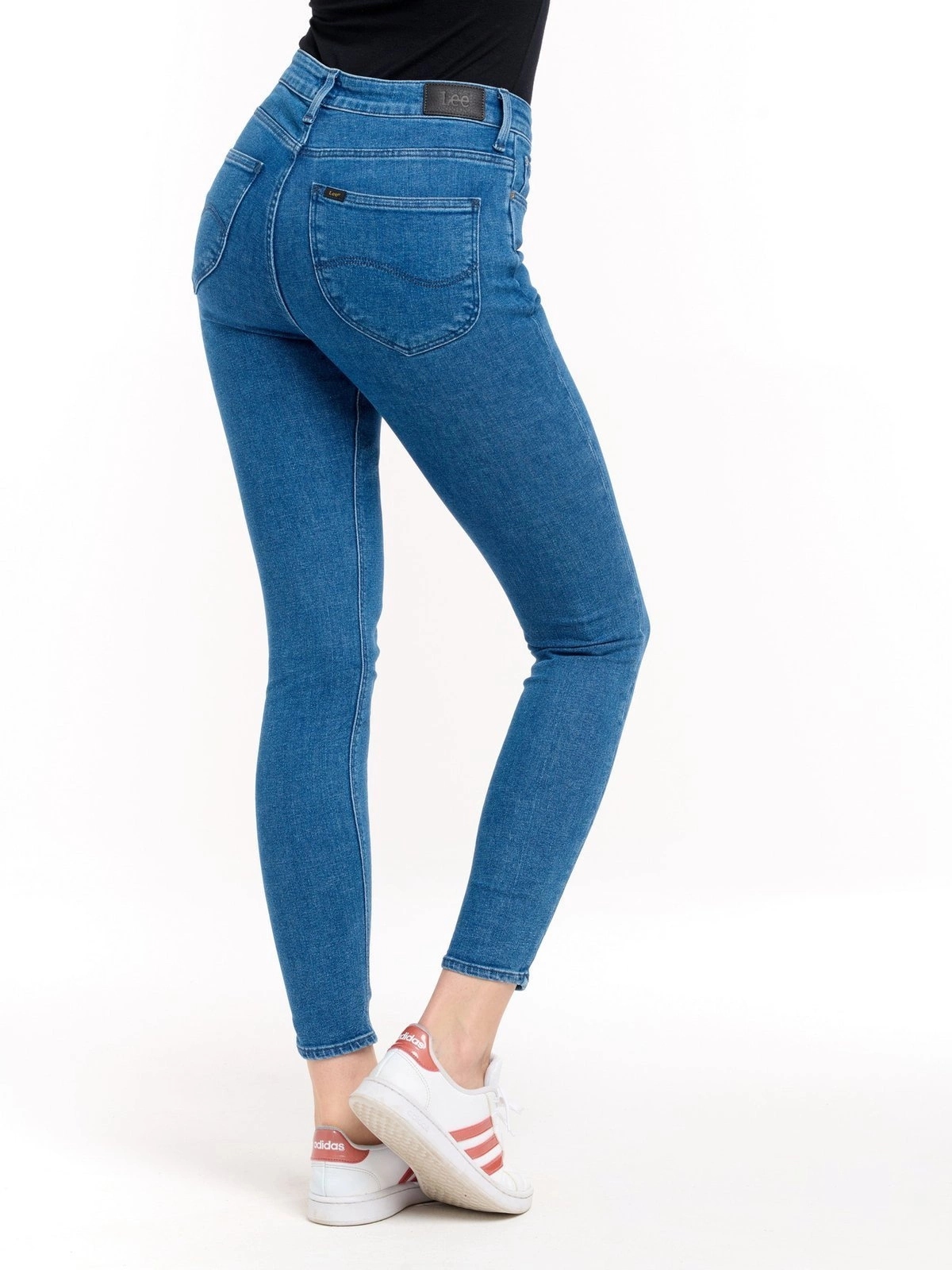 Damskie spodnie rurki Lee Scarlett High Skinny MID Stone L626ROFL 28/33