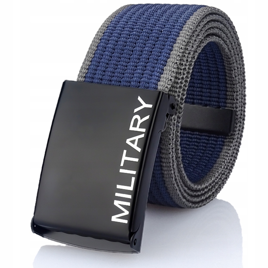 

Pasek Parciany Długi Czarna Klamra Gracio Military