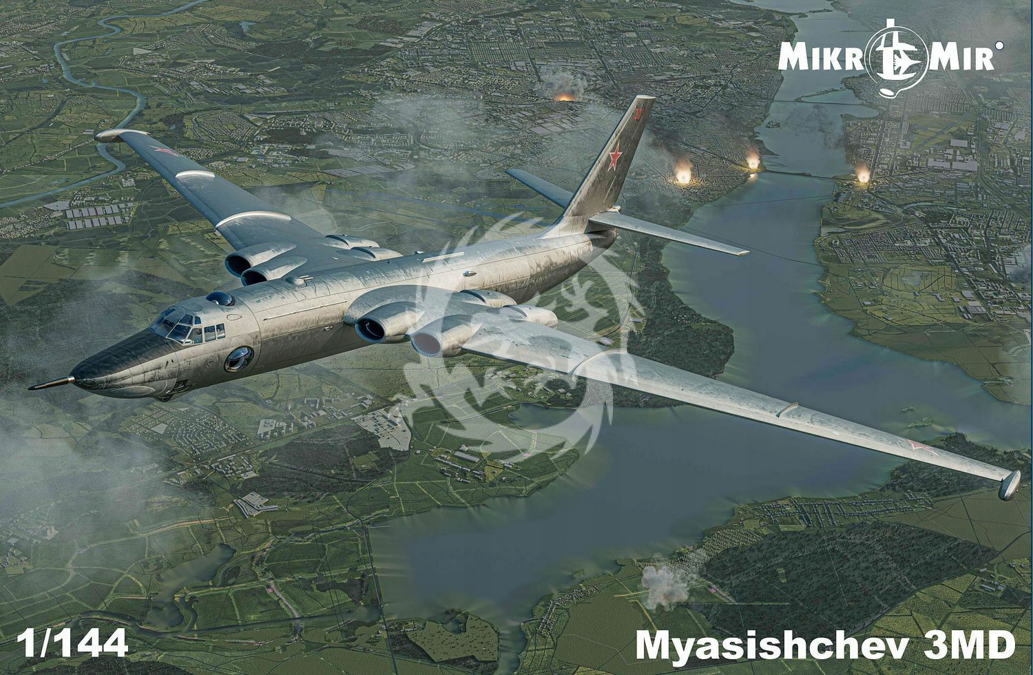 Myasishchev 3MD (nato Bison-C) MikroMir 144-033 měřítko 1/144
