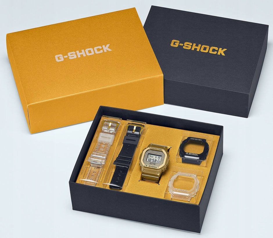 Hodinky Casio G-shock DWE-5600HG-1ER – Komplet 3V1 Jako Dárek Pro Kluka