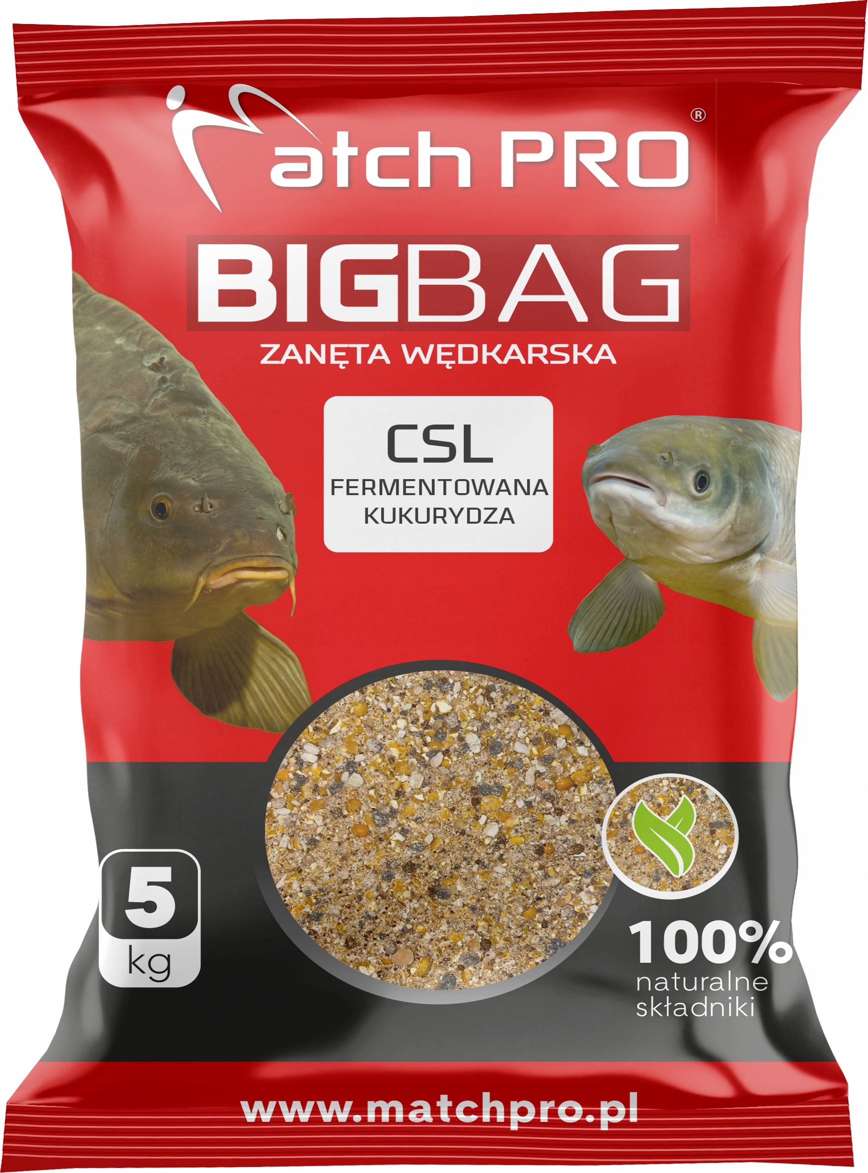 Match Pro Zanęta Big Bag Big Csl Fermentowana Kukurydza 5kg