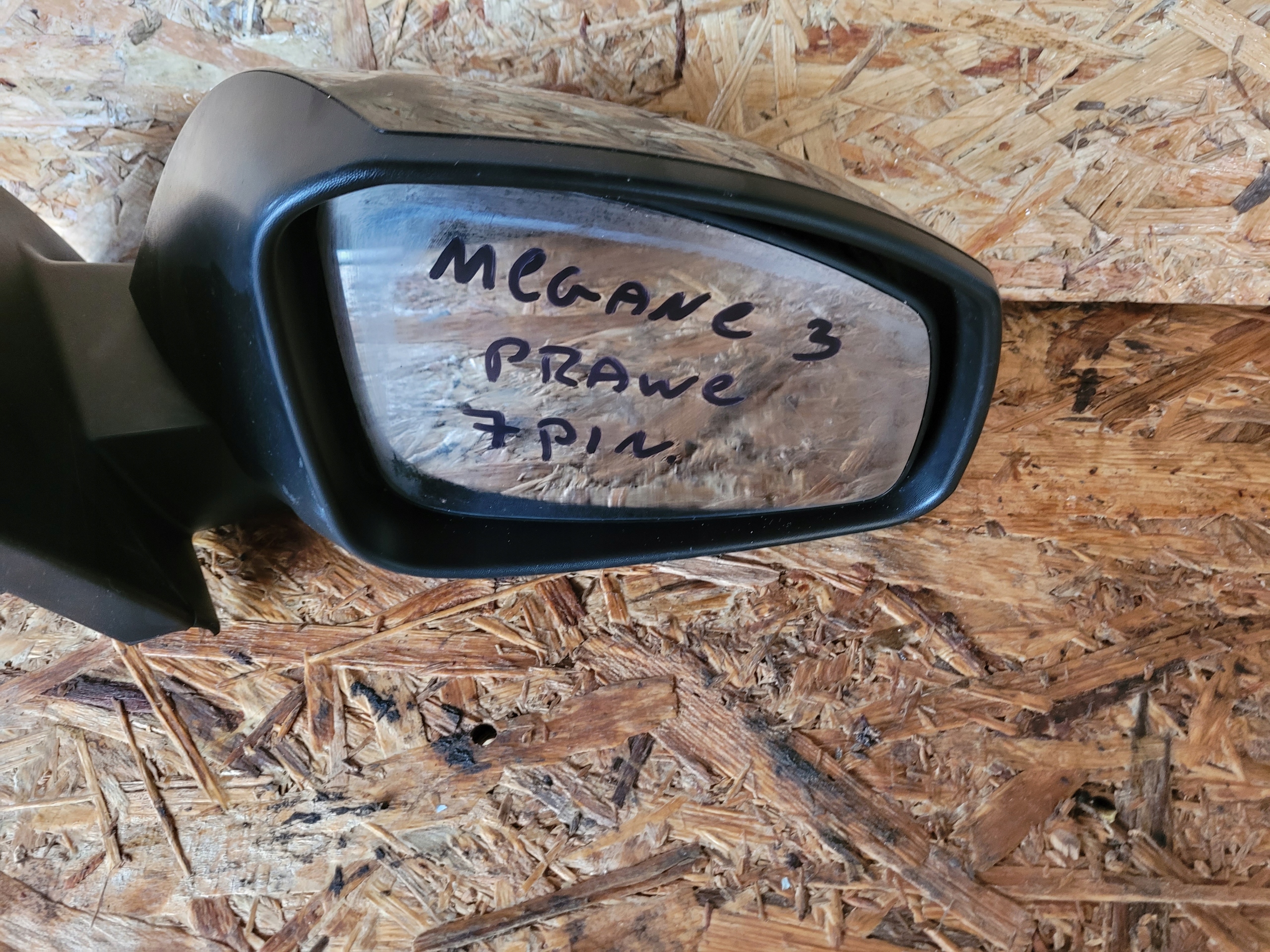 mirror exterior right RENAULT MEGANE III 7PIN