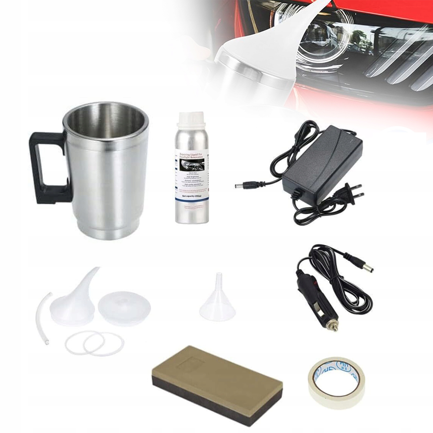 Sada Pro Renovaci Automobilových Světlometů