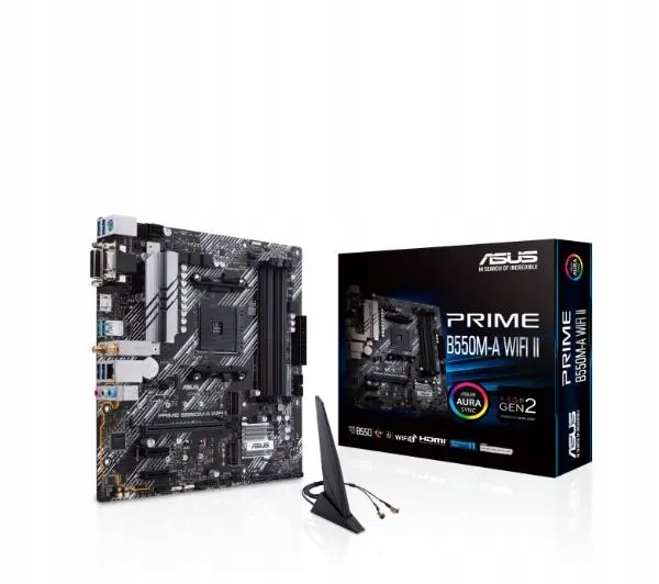 Płyta główna Asus Prime B550M-A Wifi II micro Atx Amd Ryzen AM4 4x DDR4
